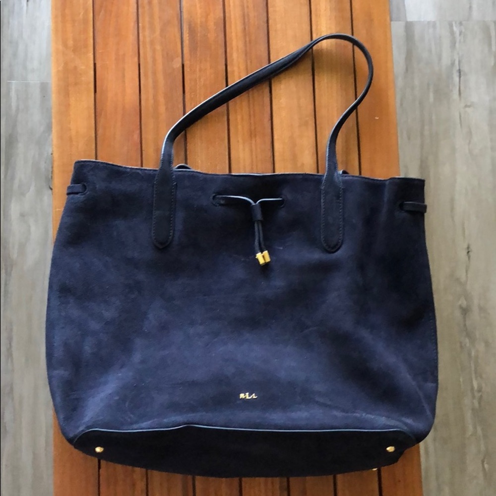 Ralph Lauren Handbag - Tote - blue suede